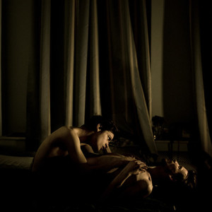 The World Press Photo award winner was this image of two gay men in Russia made by Mads Nissen.